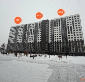 Ход строительства дома 22 в ЖК Авиатоr -