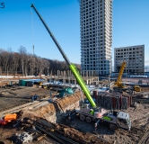 Ход строительства дома 2.1 в ЖК Urman City -