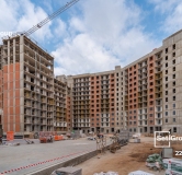 Ход строительства дома корпус 1.4 в ЖК Бионика Заповедная -