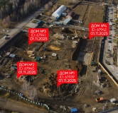 Ход строительства дома 4 в ЖК Союз Приорити МАХ -