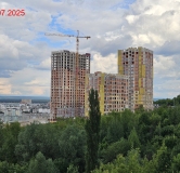 Ход строительства дома литер 12 в ЖК Холмогоры -