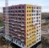 Ход строительства дома 35, корпус 2 в ЖК Новое Колпино -