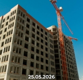 Ход строительства дома 6 к2, ГП-12 (2 этап) в ЖК Айвазовский (Айвазовский City) -