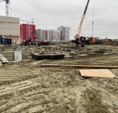 Ход строительства дома 3.2 в ЖК Кантри -