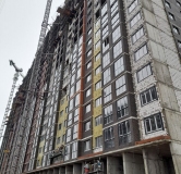 Ход строительства дома Позиция 1.2 в ЖК Октябрь парк -