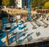 Ход строительства дома секция 2, 2.1 в ЖК Пульсар -