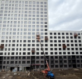 Ход строительства дома Литер 1 в ЖК ИНАЧЕ в Молодежном -