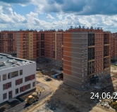 Ход строительства дома 34 в ЖК Новое Колпино -