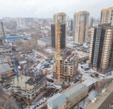 Ход строительства дома № 3 в ЖК Уютные дома на Взлётке -