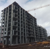 Ход строительства дома 21 в ЖК Норвежский Лес -