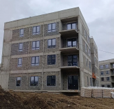 Ход строительства дома Литер 1 кв 9.1 в ЖК Усадьба Гостагаевская -