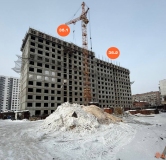 Ход строительства дома 36 в ЖК Авиатоr -