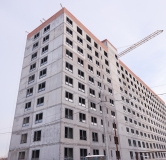 Ход строительства дома 3.8 в ЖК Краснополье -