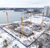 Ход строительства дома 1 в ЖК Береговой -