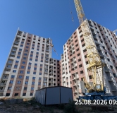 Ход строительства дома № 57, 1 этап, секция 1,2 в ЖК Перемена -