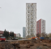 Ход строительства дома 1 в ЖК Малевич -
