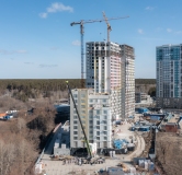 Ход строительства дома 1 в ЖК Страна -