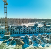 Ход строительства дома 3 в ЖК Атмосфера -