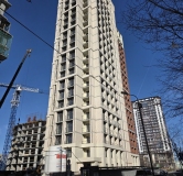 Ход строительства дома секция 2 в ЖК Комсомольский Проспект -