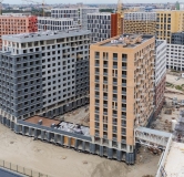 Ход строительства дома Художественный (ГП-17) в Микрорайон Домашний -