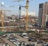 Ход строительства дома 12.1 в ЖК Притяжение -