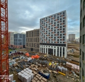 Ход строительства дома 5, секция 3.6, 3.7, 3.8 в ЖК Красное Яблоко -