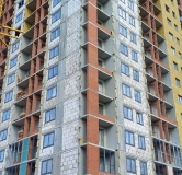 Ход строительства дома 1 в ЖК Краски Леса -