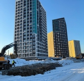 Ход строительства дома 2.1 в ЖК Progress Академический -