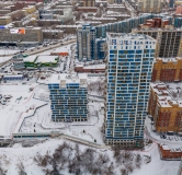 Ход строительства дома 2 в ЖК Горская Лагуна -