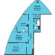 3 комнатная квартира 104,5 м², ЖК Atlantis (Атлантис) - планировка