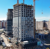 Ход строительства дома № 42, корпус 1 в ЖК Страна.Прибрежная -