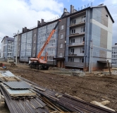 Ход строительства дома 4 в ЖК Куб -