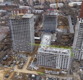 Ход строительства дома 1, 2, 3, 4 в ЖК Сибирская Калина -