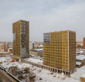 Ход строительства дома № 6, корпус 1 в ЖК Футуро (Futuro) -