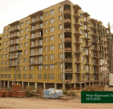 Ход строительства дома № 1.3 в ЖК Плодово-Ягодный -