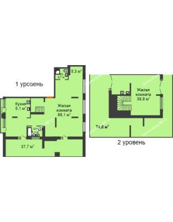 Студия 259,8 м² в Микрорайон Видный	, дом ГП-22