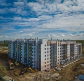 Ход строительства дома 1 в ЖК Атмосфера -
