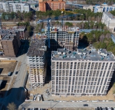 Ход строительства дома 13 в ЖК Квартал на Российской -