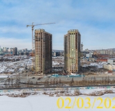 Ход строительства дома № 5.2 в ЖК Новоостровский -