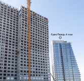 Ход строительства дома № 4 Башня в ЖК Green River (Грин Ривер) -