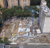 Ход строительства дома 13 в ЖК Квартал на Российской -