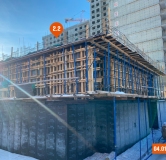 Ход строительства дома 2 в ЖК Лотос -