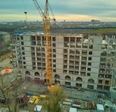 Ход строительства дома 1.2 (19Б) в ЖК Меридиан -