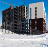 Ход строительства дома 3 в ЖК Речной Парк -