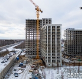 Ход строительства дома № 2 (1714) в ЖК Сибирский -