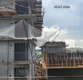 Ход строительства дома 1 в ЖК Ирис -
