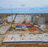 Ход строительства дома № 242 в ЖК Счастье -
