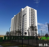 Ход строительства дома 13 в ЖК Лугометрия -