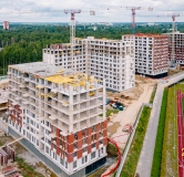 Ход строительства дома 33 в ЖК Новое Колпино -