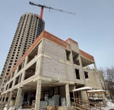 Ход строительства дома литер 1 в ЖК Космос -